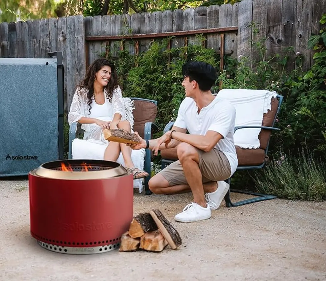Solo Stove Yukon-Vuurkorf 2.0 Rood - 68,5x43cm