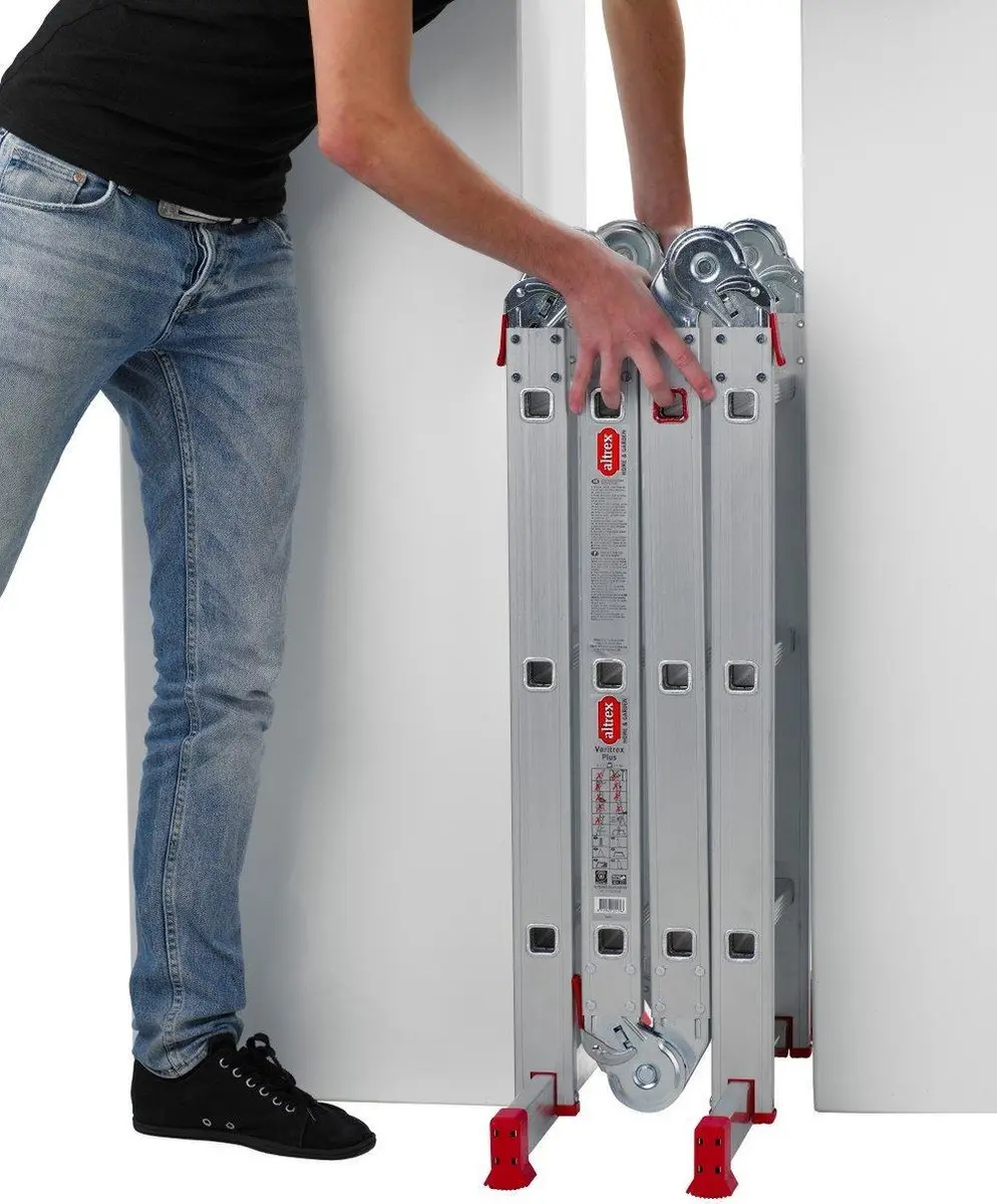 Altrex Varitrex Plus Vouwladder 4x3 Sporten - Werkhoogte 4,30m - Aluminium - afbeelding 6 van 6