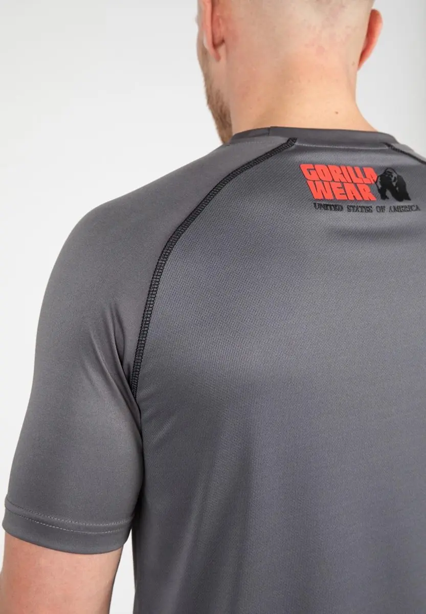 Gorilla Wear Performance T-Shirt Grijs - S