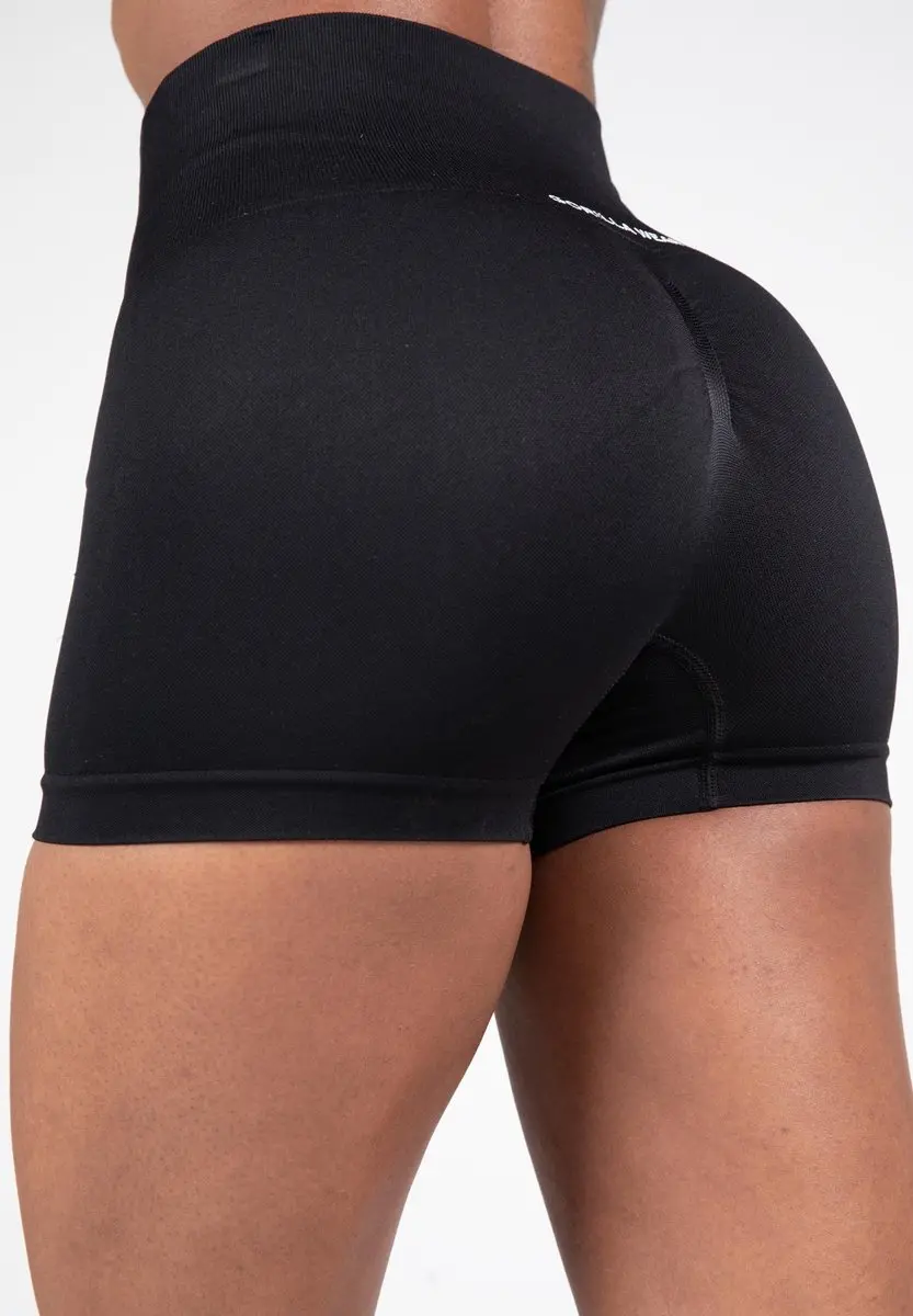Gorilla Wear Quincy Seamless Shorts M/L - Zwart