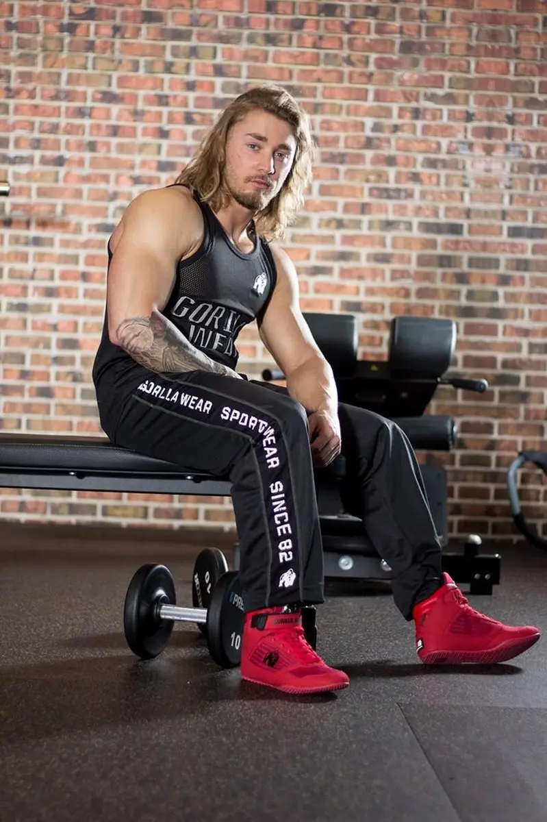 Gorilla Wear Functional Mesh Trainingsbroek 909069051 - Zwart/Rood