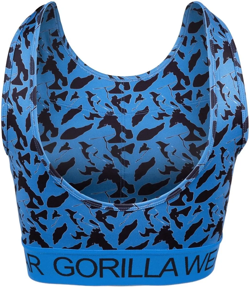 Gorilla Wear Osseo Crop Top M - Blauw