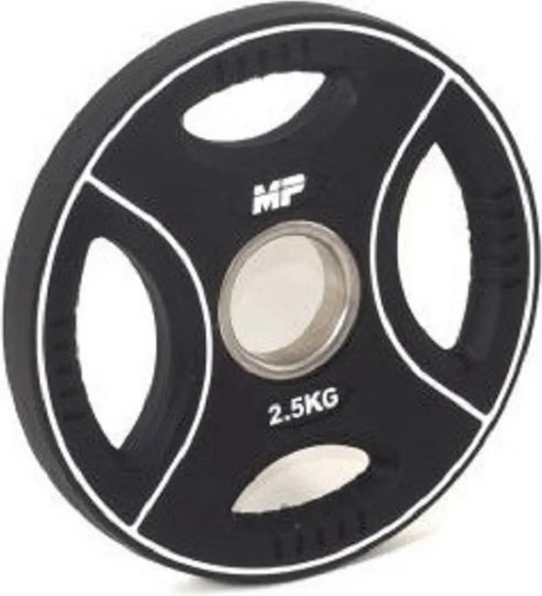 Muscle Power PU 4-Grip Halterschijf 50mm 2,5kg
