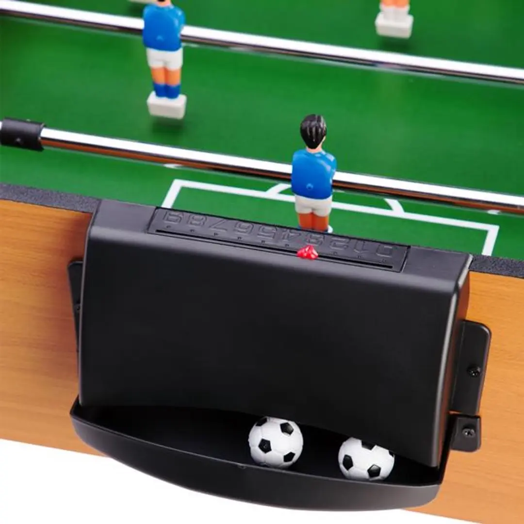 Nils FUN Arena 2 Voetbaltafel 121cm - MDF - 2 Ballen - Zwart/Wit