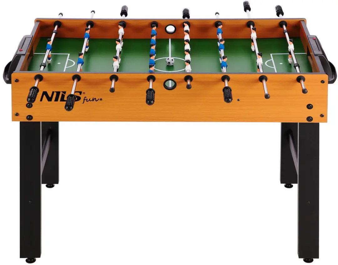 Nils FUN Arena 2 Voetbaltafel 121cm - MDF - 2 Ballen - Zwart/Wit