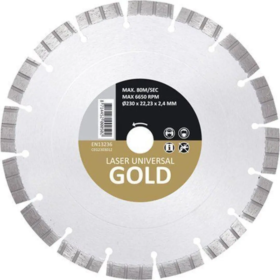 Carat Diamantzaag Gold Universeel 230mm
