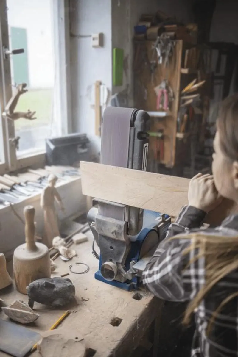 Scheppach BTS800 Bandschuurmachine 370W - 150mm - afbeelding 6 van 6