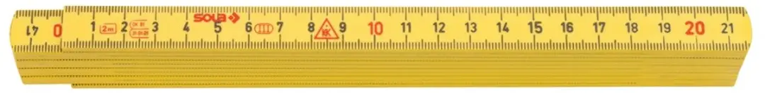 Sola HK 2/10G Duimstok 2m - Geel
