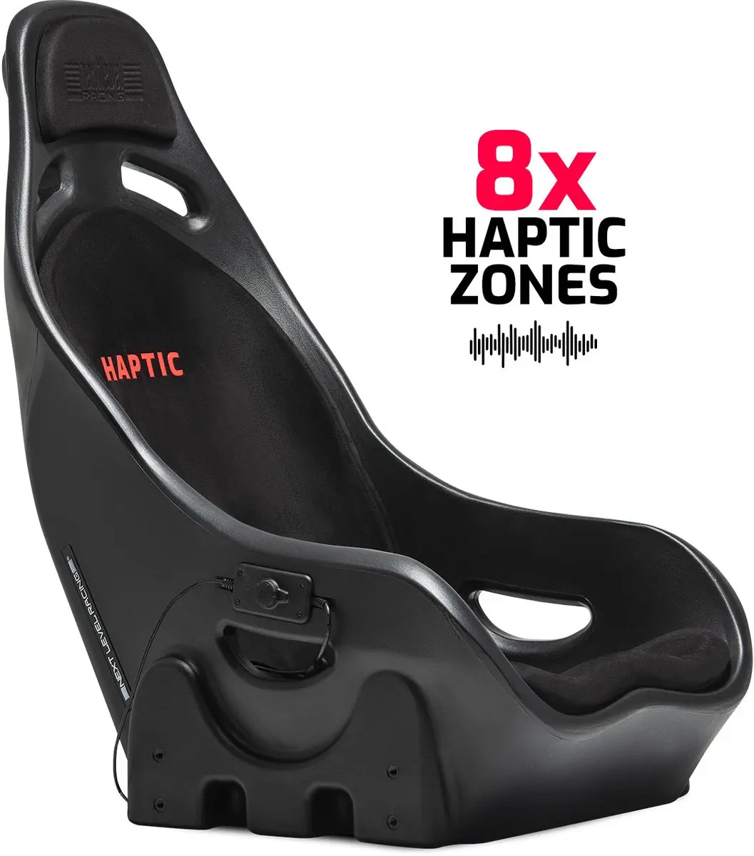 Next Level Racing ES1 NLR-E067 Simracestoel - Haptische Feedback - 8 Motoren - Zwart