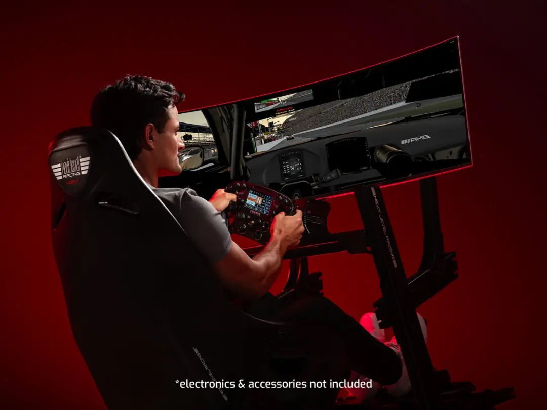Next Level Racing ES1 NLR-E067 Simracestoel - Haptische Feedback - 8 Motoren - Zwart