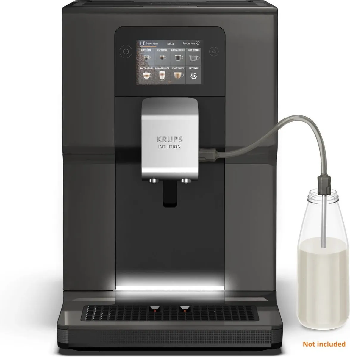Krups Intuition EA872B Volautomatische Espressomachine - Zwart - afbeelding 6 van 6