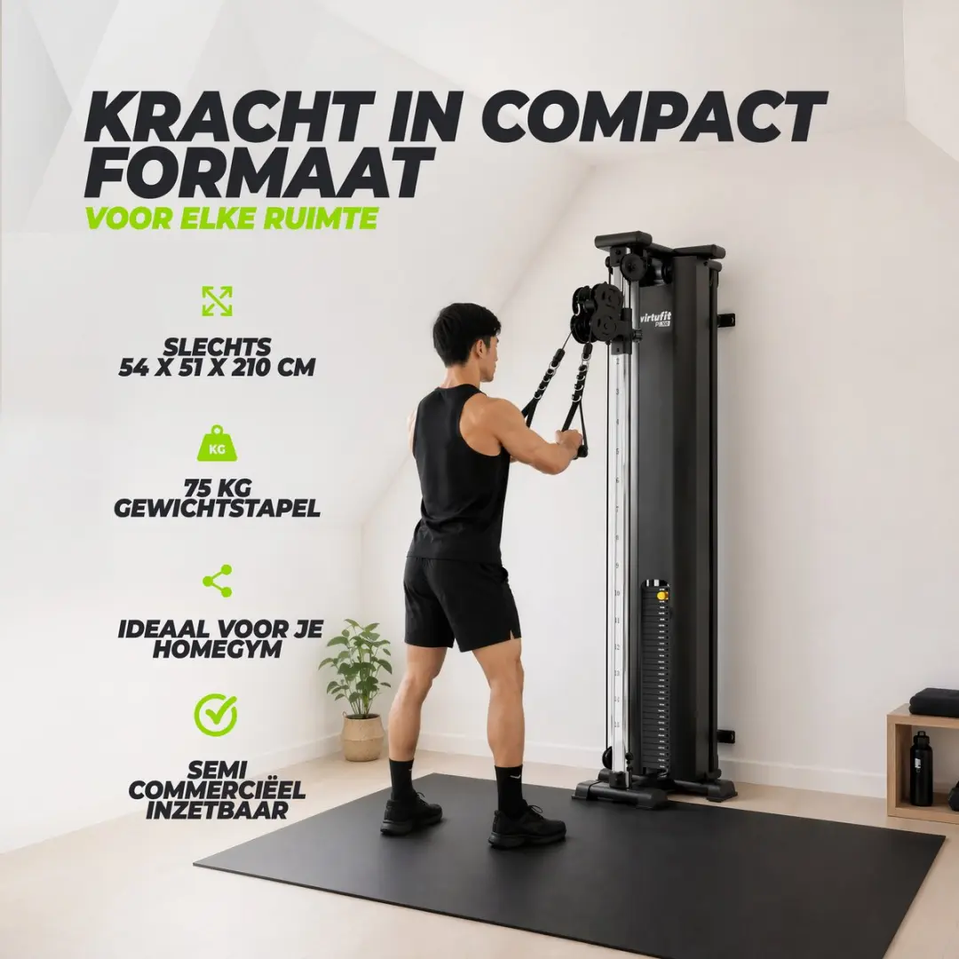 VirtuFit PL100 Single Pulley Kabelstation - Zwart