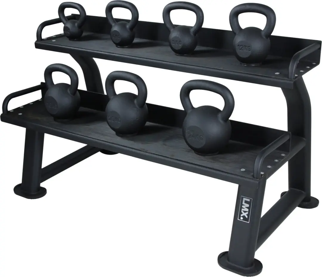LifeMaxx Kettlebell Rack - Zwart