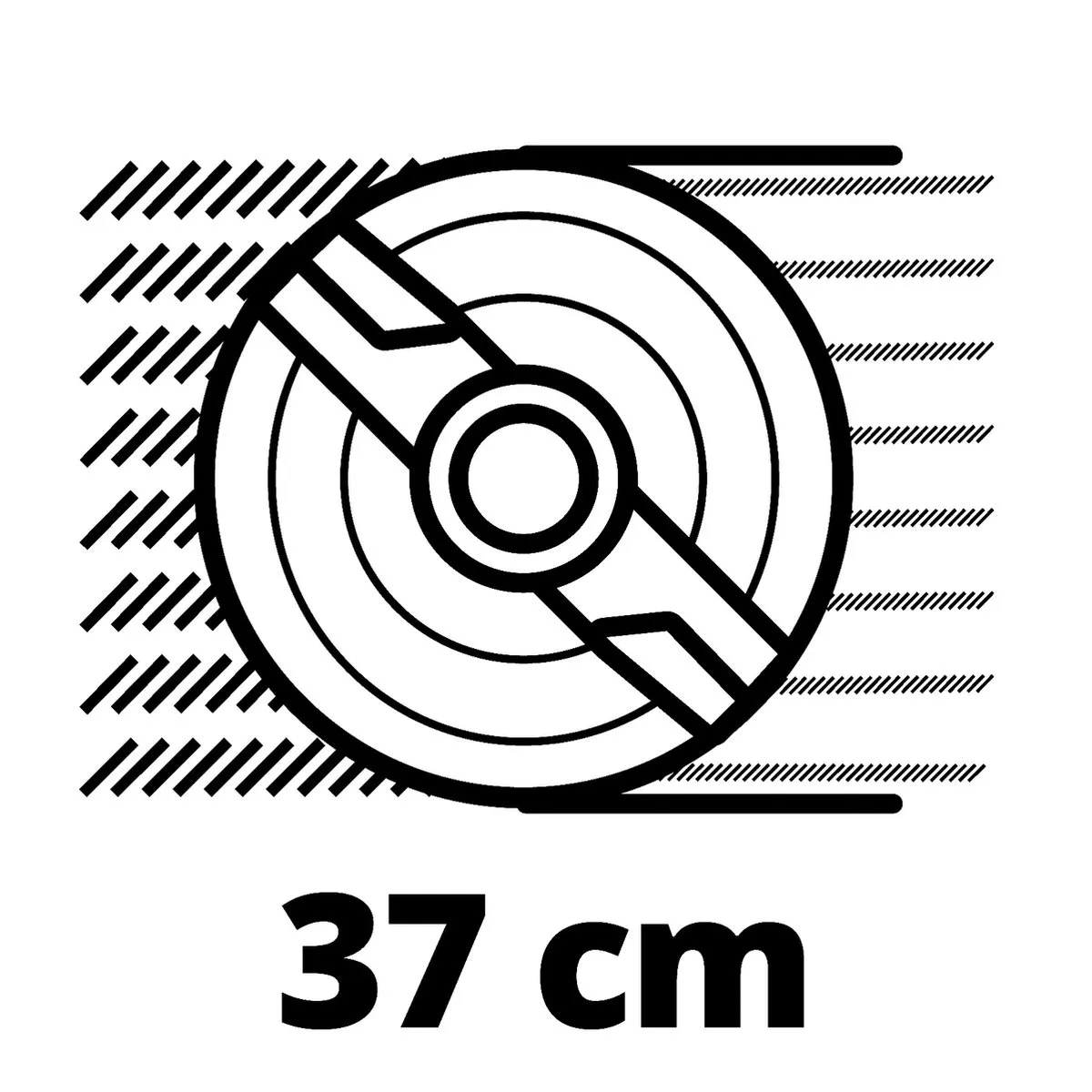 Einhell Accu Grasmaaier GE-CM 37 Li + Grasschaar GE-CG 18 Li - Power X-Change - 2x 3.0Ah Accu - afbeelding 6 van 6