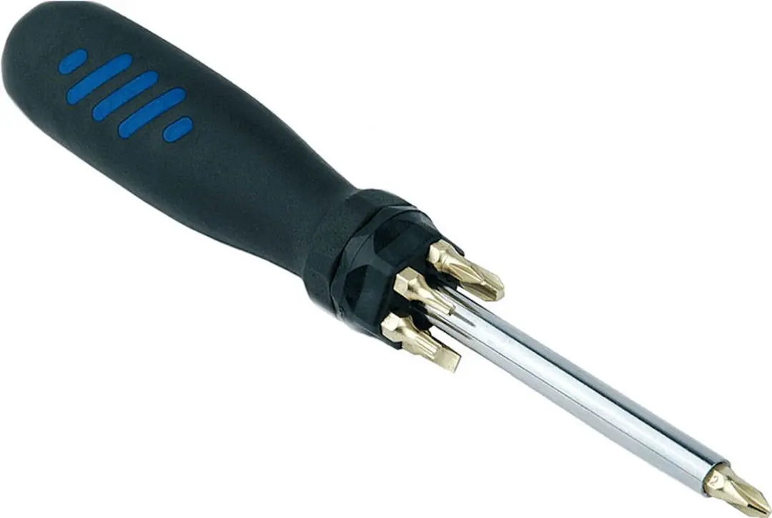 Brüder Mannesmann Telescoopschroevendraaier met Bits - 8 Stuks