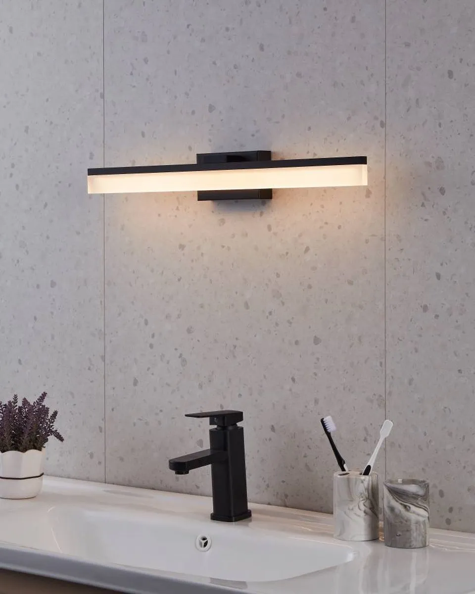 Eglo Palmital Wandlamp LED 59,5cm - Zwart/Wit - afbeelding 6 van 6