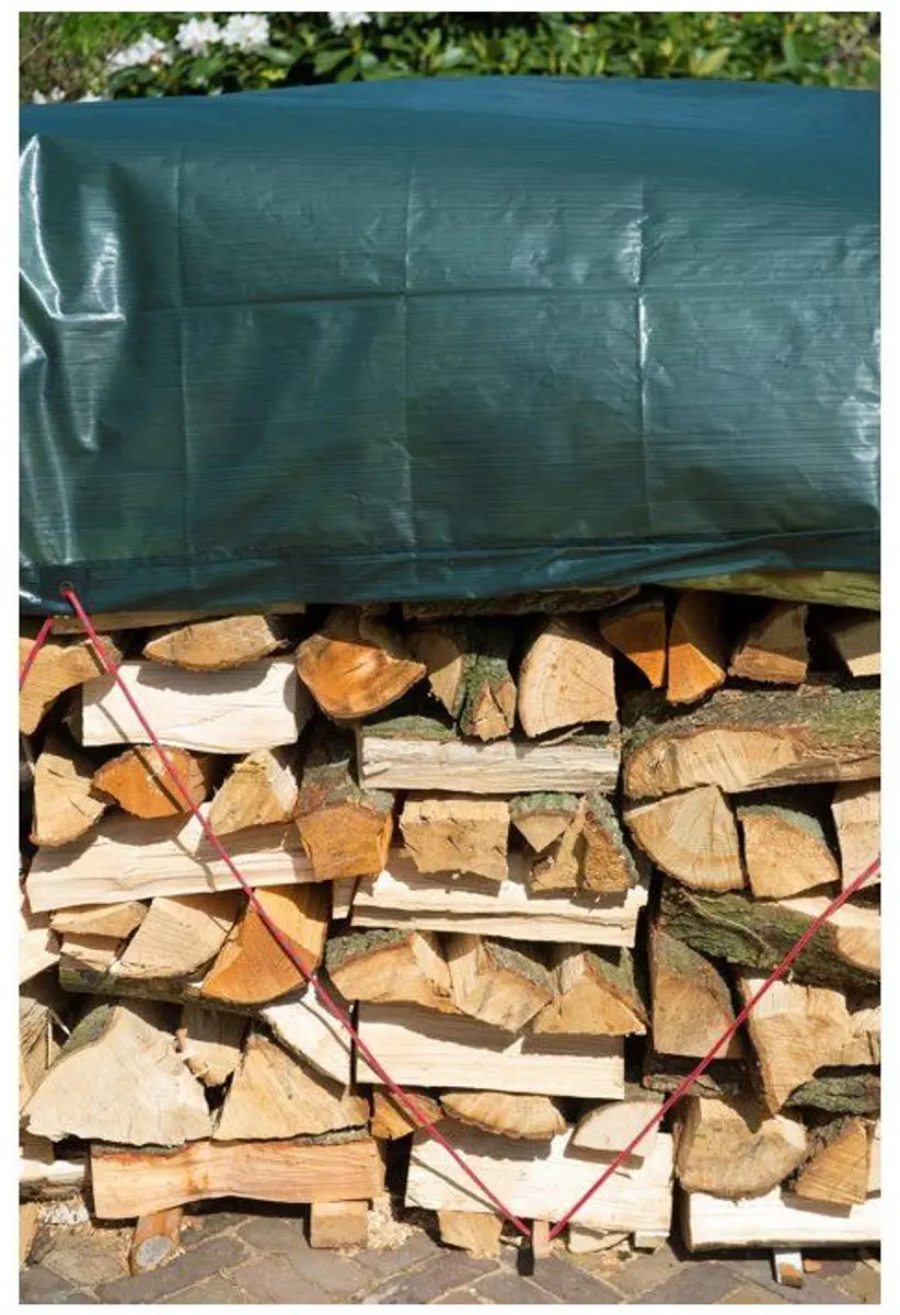 Nature Afdekzeil Hout 1,5x6m - Groen - 100% Waterdicht