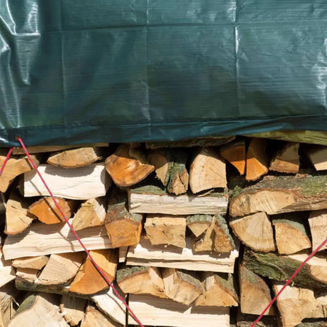Nature Afdekzeil Hout 1,5x6m - Groen - 100% Waterdicht