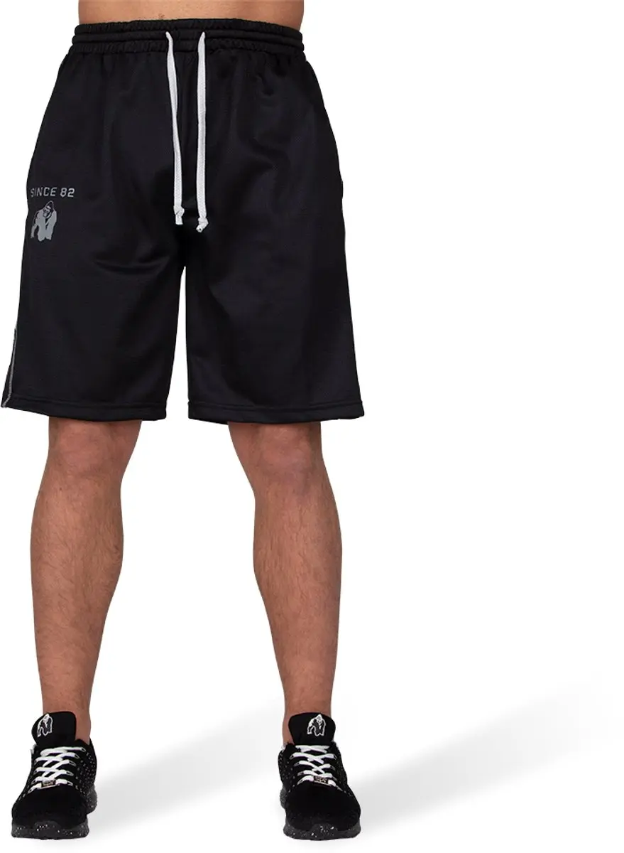 Gorilla Wear Functional Mesh Short L/XL - Zwart/Wit