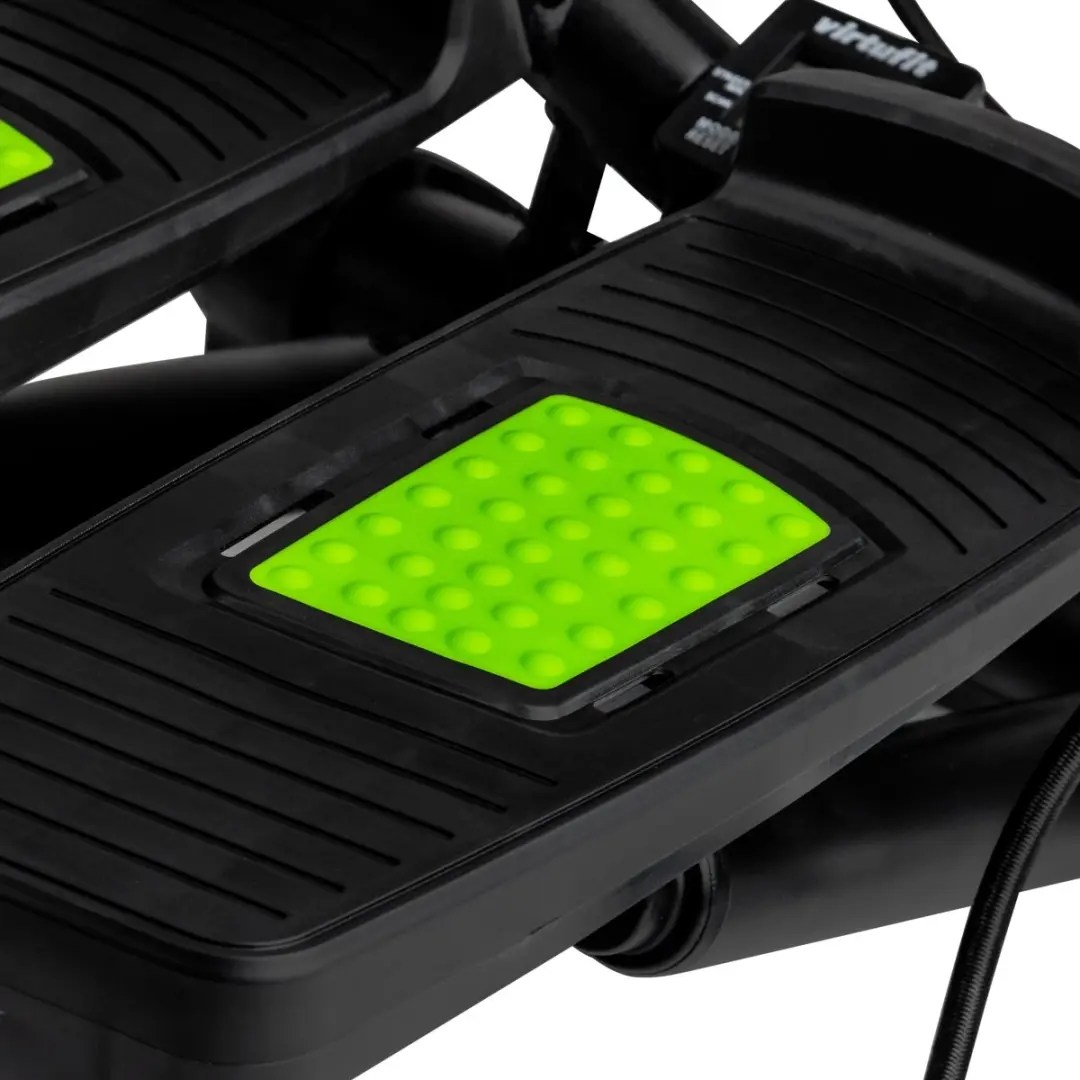 VirtuFit ST10 Stepper 2-in-1 - Computer & Kabels - Zwart/Groen