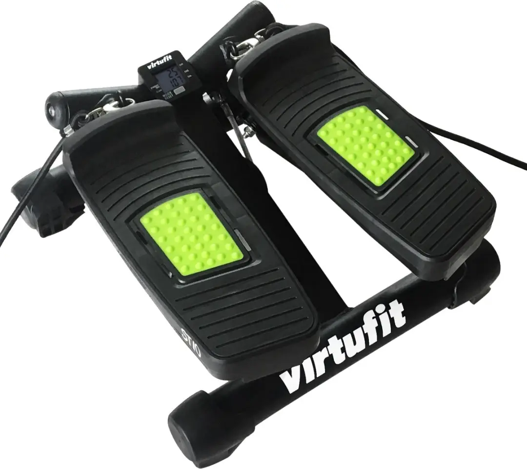 VirtuFit ST10 Stepper 2-in-1 - Computer & Kabels - Zwart/Groen