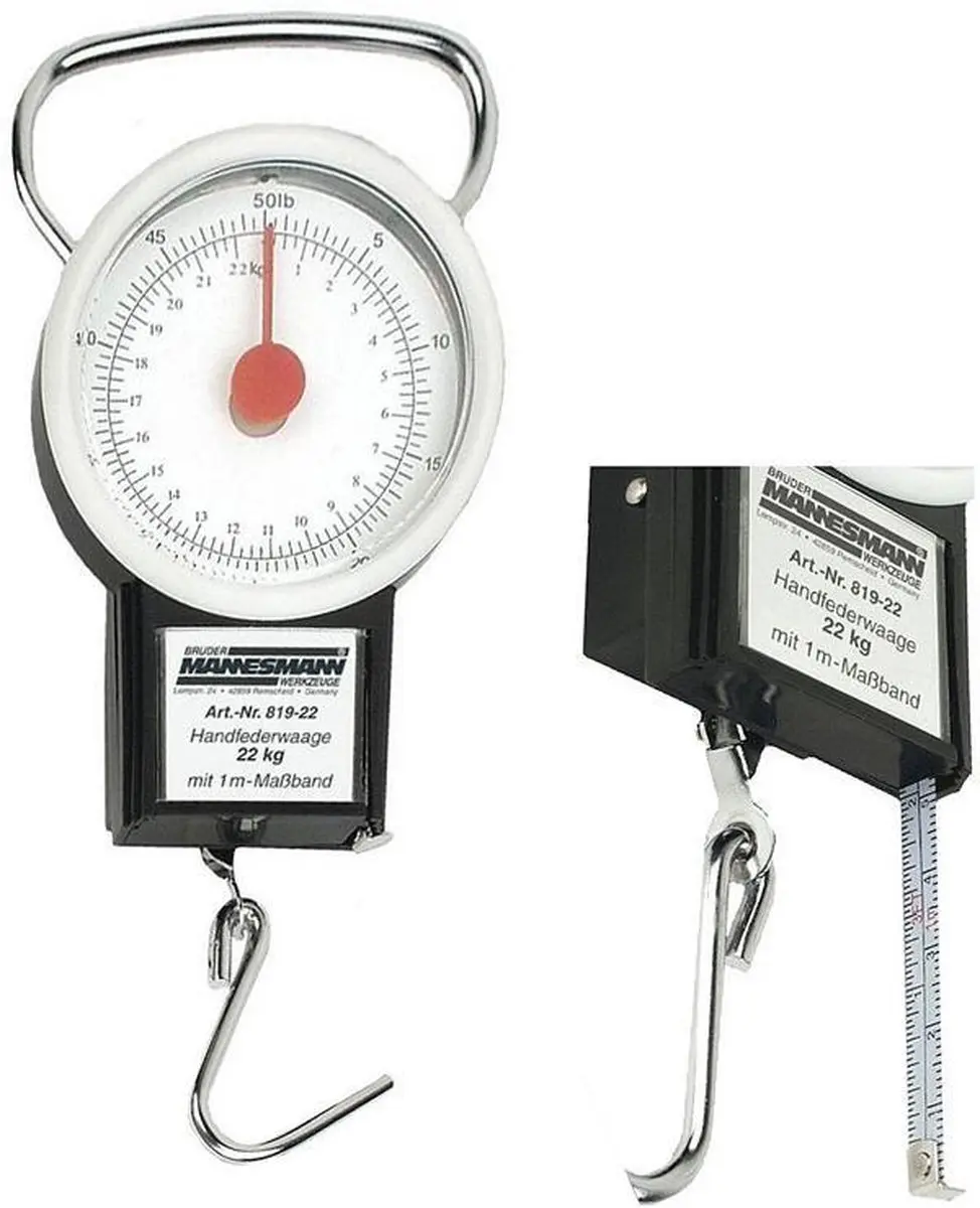 Brüder Mannesmann Handbagemeter 22kg - Multi