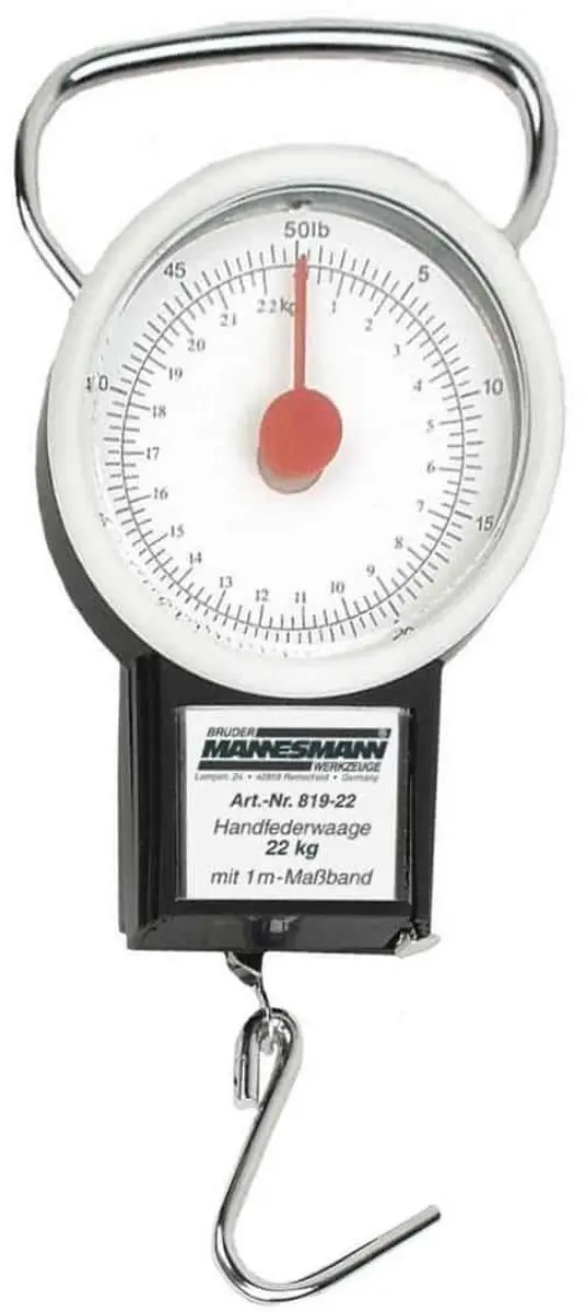 Brüder Mannesmann Handbagemeter 22kg