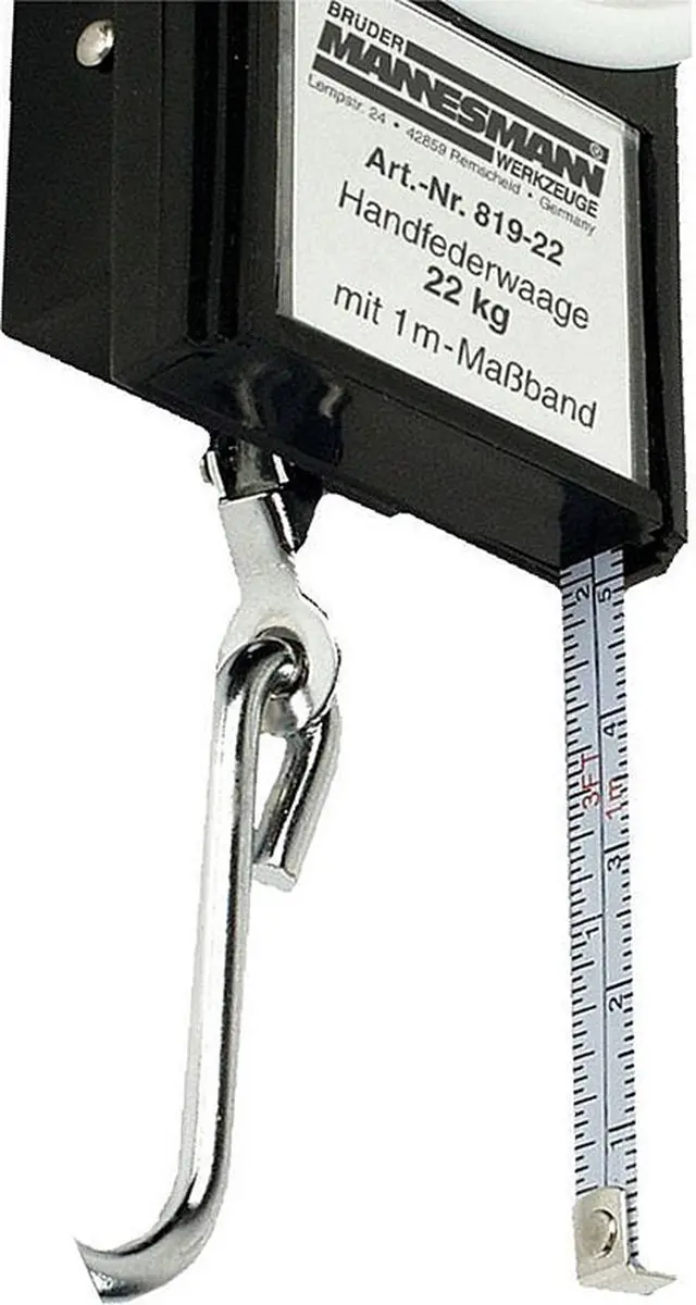 Brüder Mannesmann Handbagemeter 22kg - Multi