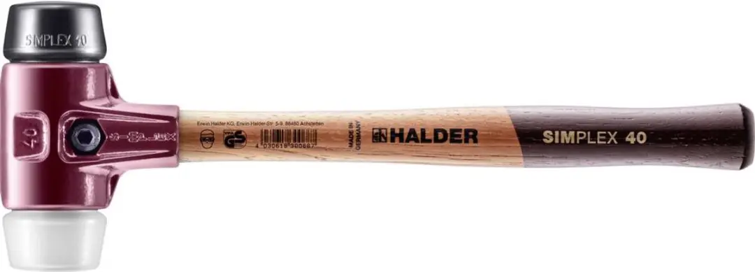 Halder Simplex Houten Gezichtshamer