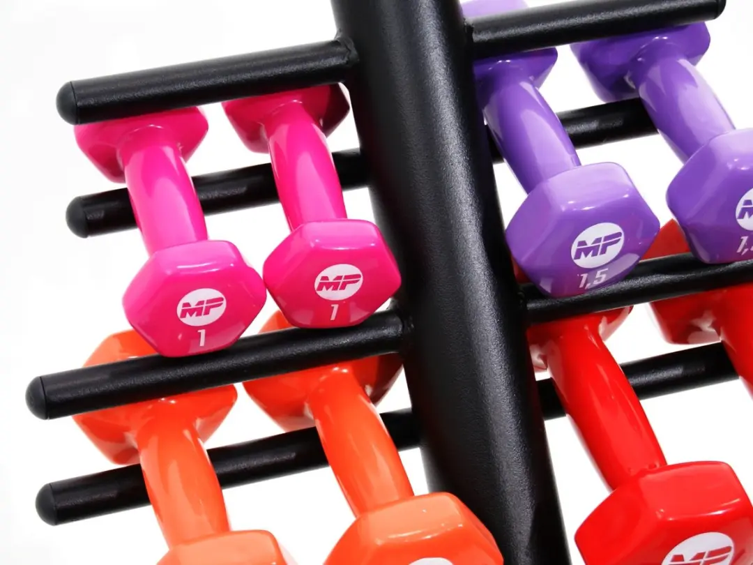 Muscle Power Compact Dumbbellrek - Zwart