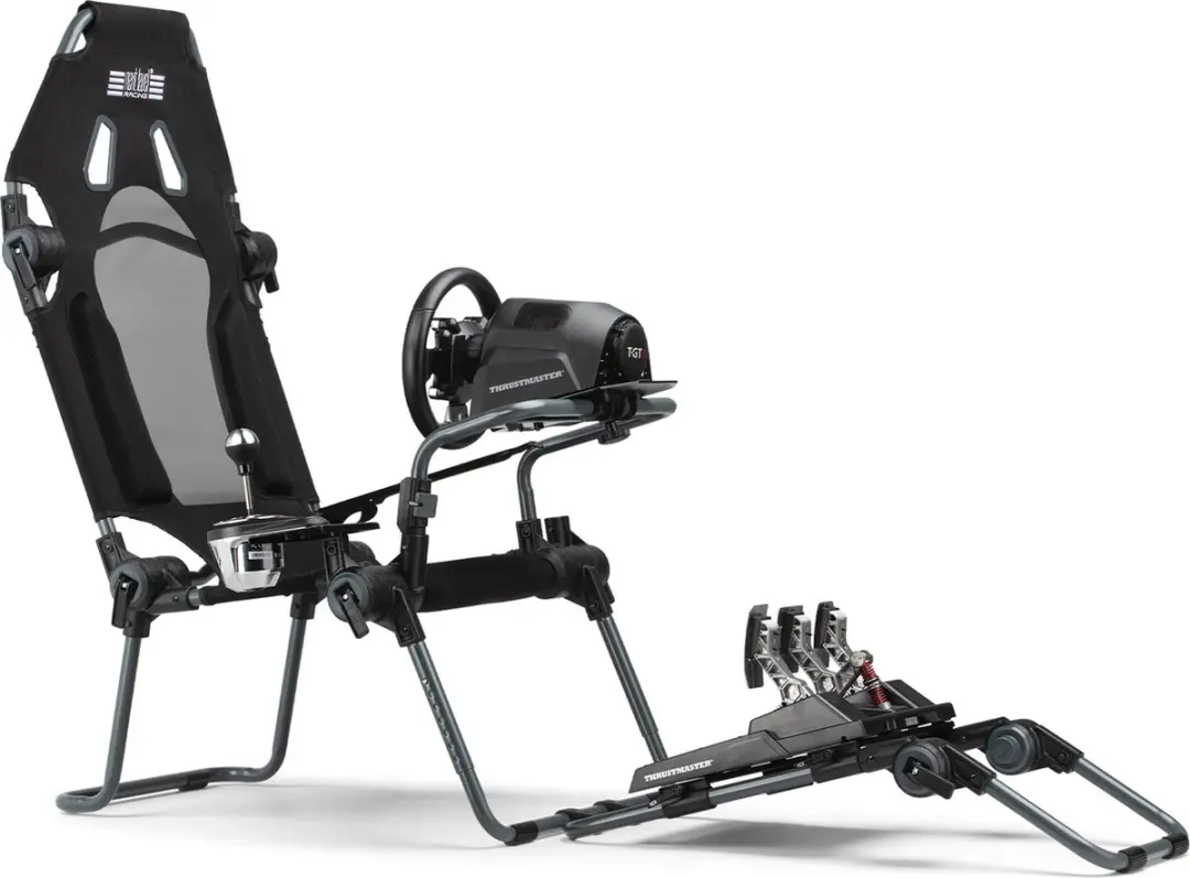Next Level Racing F-GT Lite Opvouwbare Racecockpit NLR-S015GR - Carbon Grijs