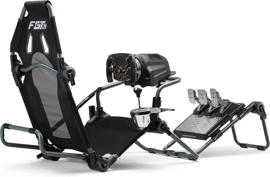 Next Level Racing F-GT Lite Opvouwbare Racecockpit NLR-S015GR - Carbon Grijs