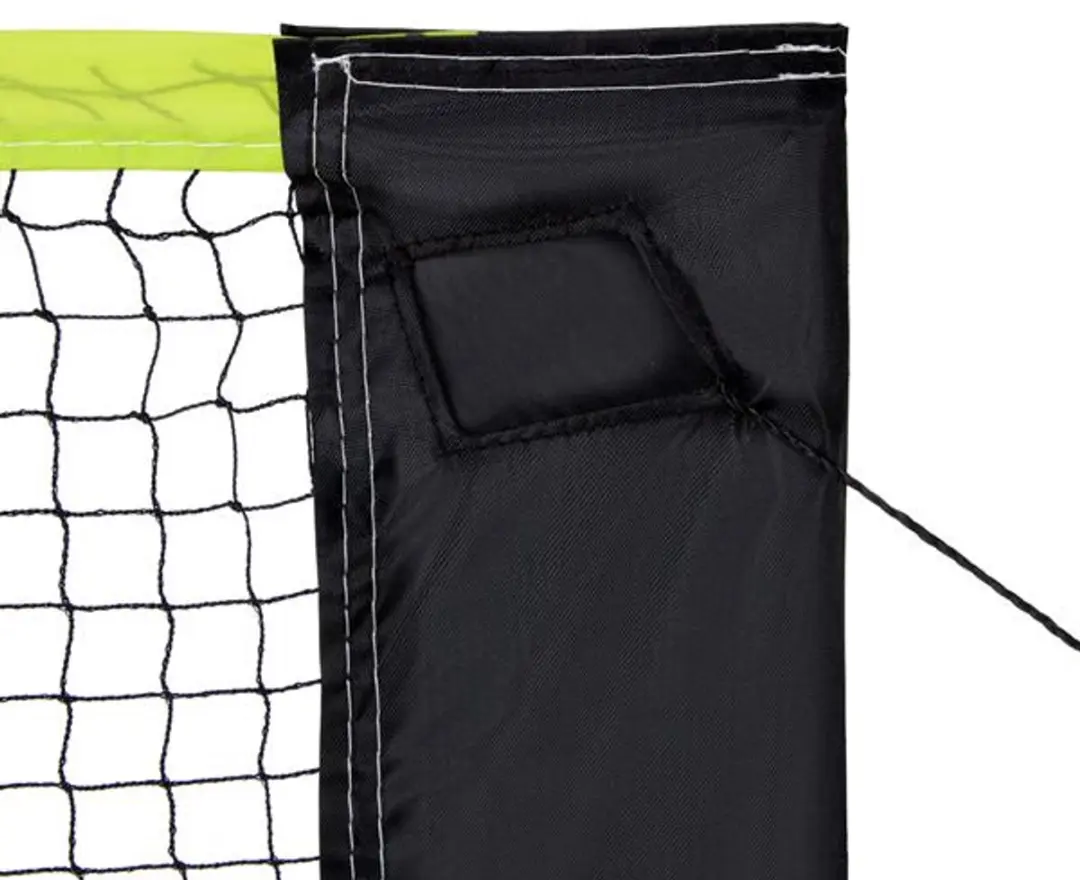 Nils Vrijstaand Badmintonnet 500cm - Weerbestendig - Zwart/Wit