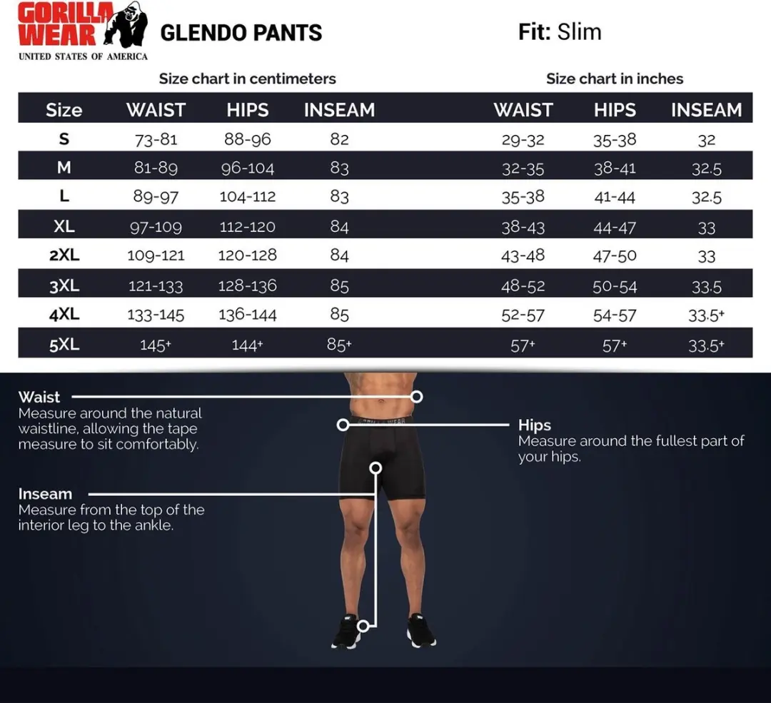 Gorilla Wear Glendo Trainingsbroek XL - Lichtgrijs