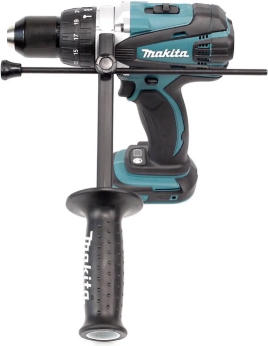 Makita DHP458RF1J Accu-klopboormachine 18V 91Nm - 21 standen - 2 snelheden - afbeelding 2 van 5