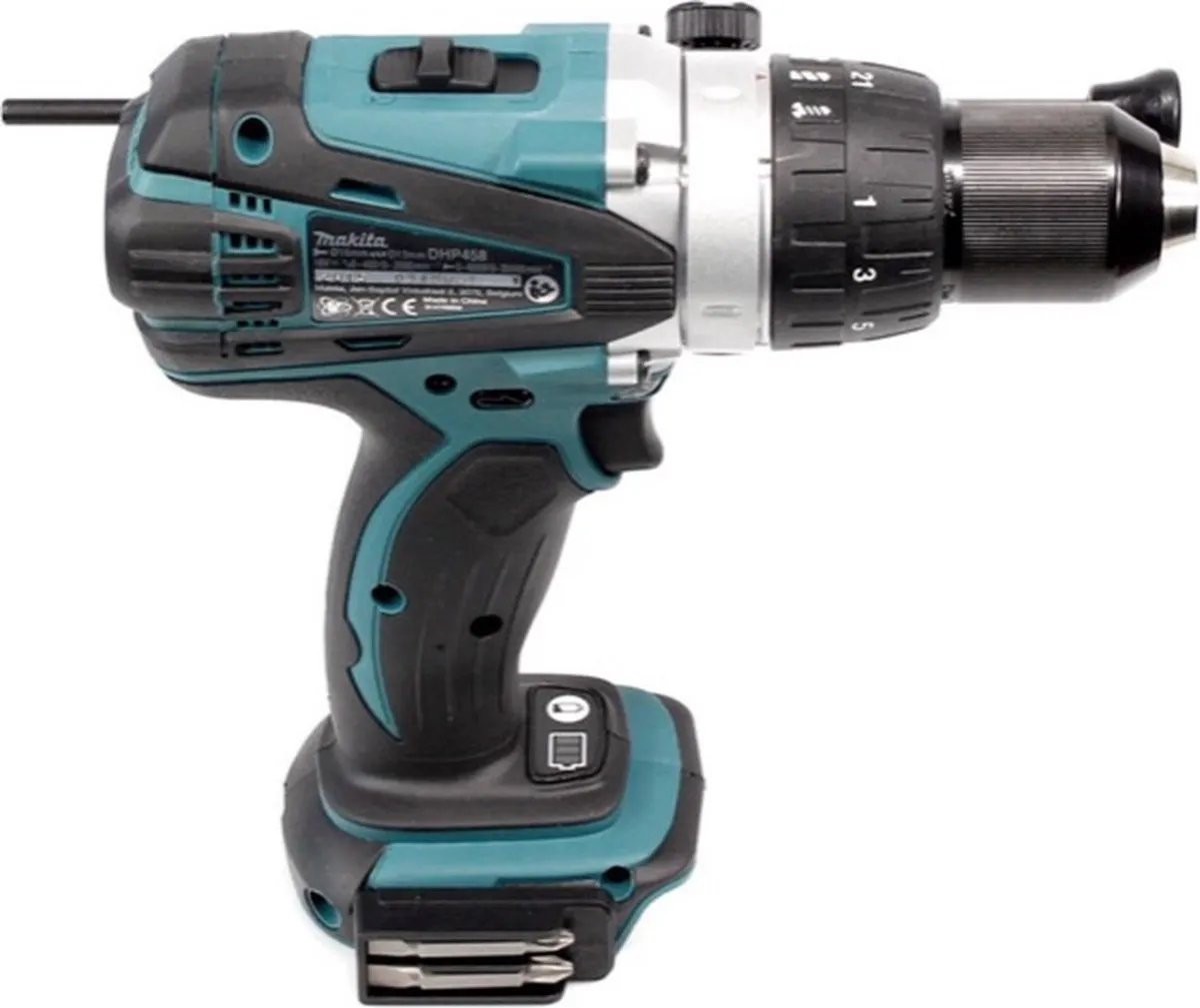 Makita DHP458RF1J Accu-klopboormachine 18V 91Nm - 21 standen - 2 snelheden - afbeelding 4 van 5