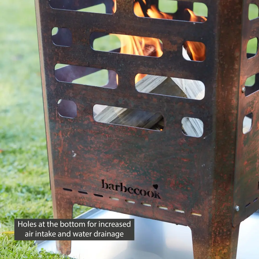Barbecook Jill Vuurkorf Cortenstaal 38x38x55cm
