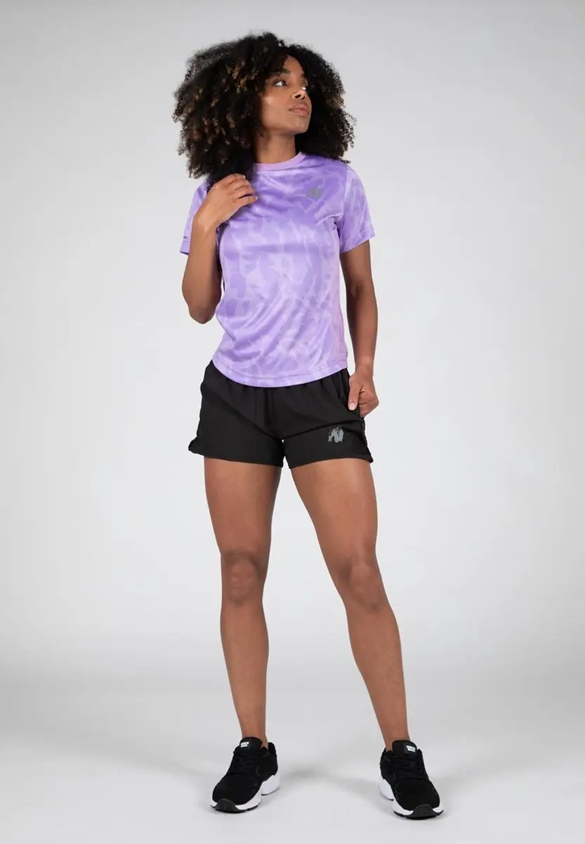 Gorilla Wear Raleigh T-Shirt - M - Lila - afbeelding 6 van 6