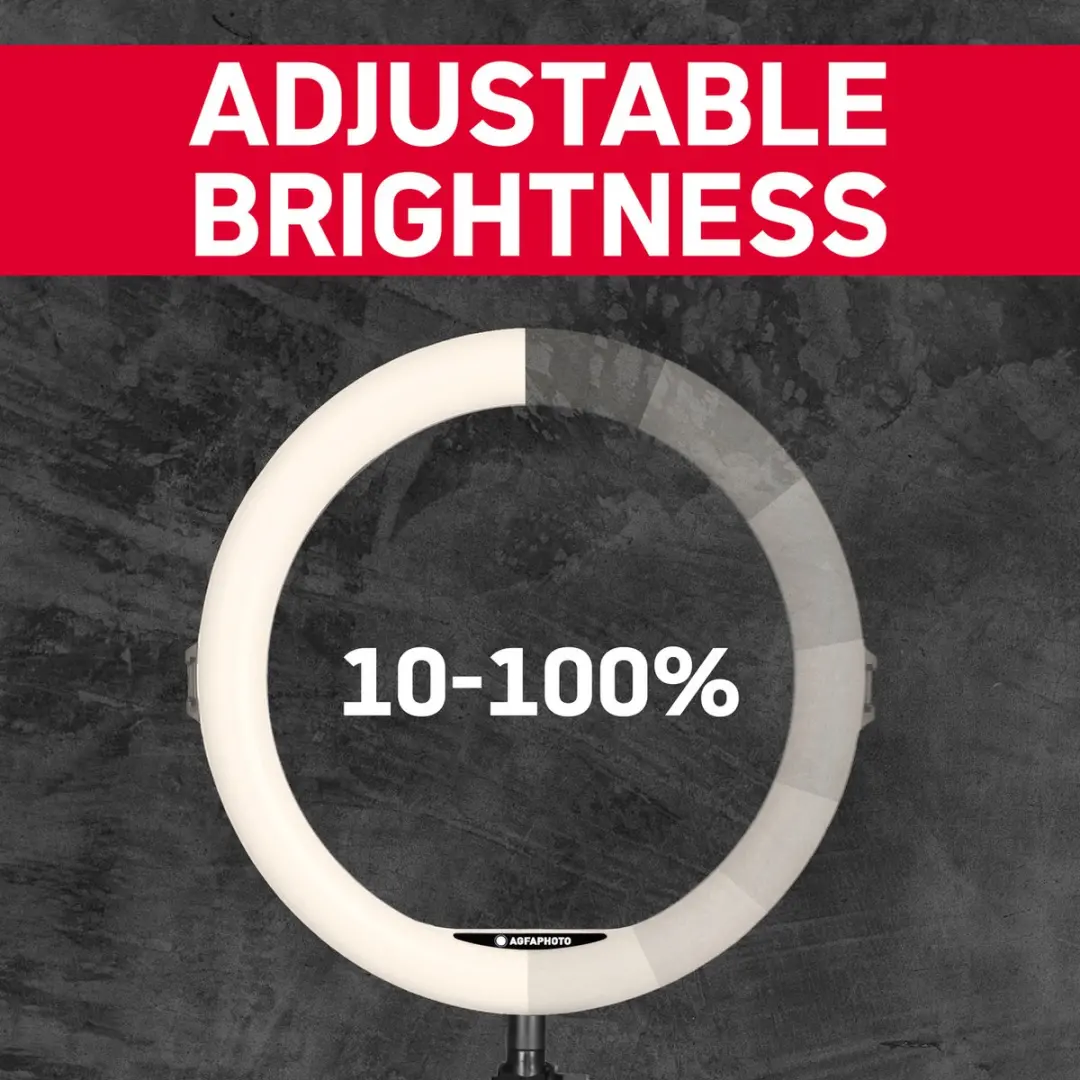 AgfaPhoto Ring Light Realiview ARL11 - 11" LED Ringlight - Zwart
