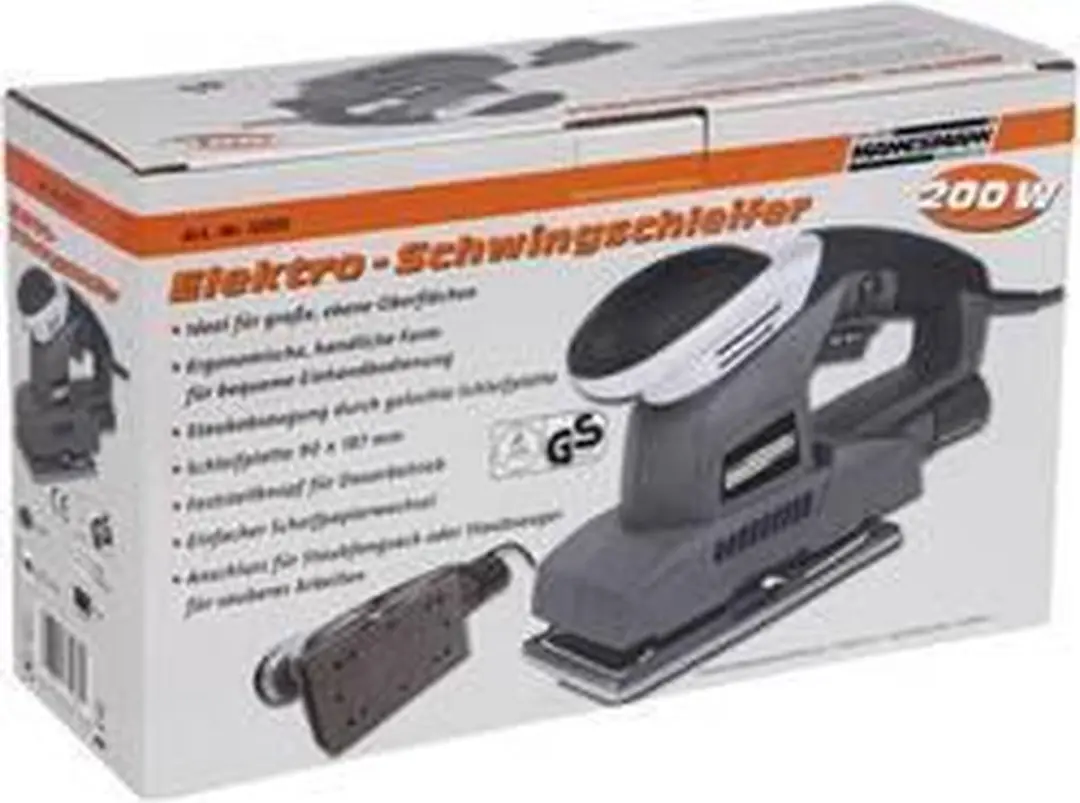 Brüder Mannesmann 12333 Vlakschuurmachine 200W