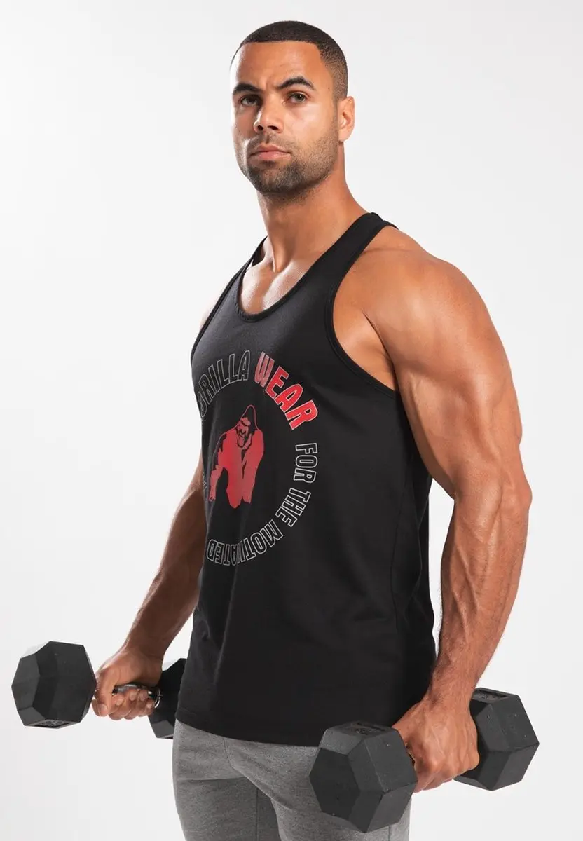 Gorilla Wear Lafayette Tanktop - Zwart L - afbeelding 6 van 6