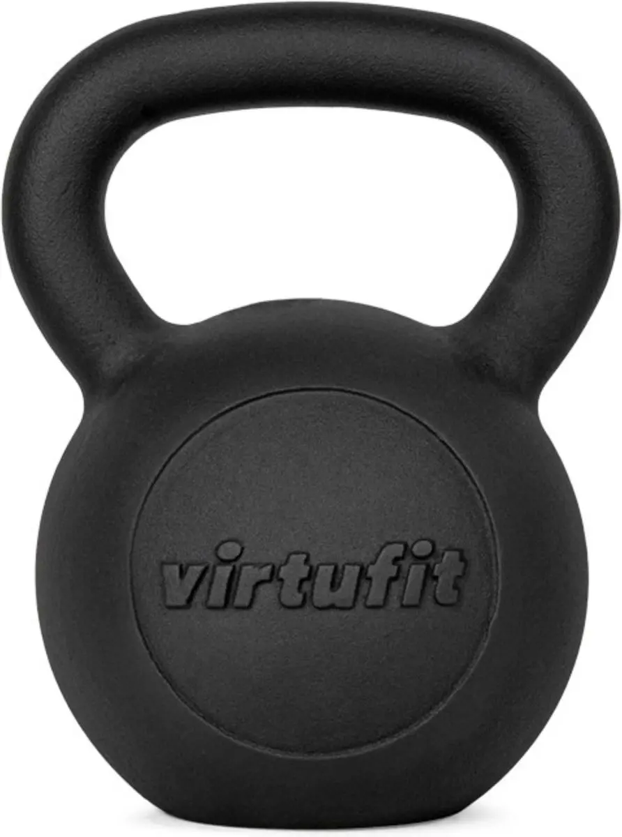 VirtuFit Kettlebell Pro Gietijzer 10 kg - Zwart