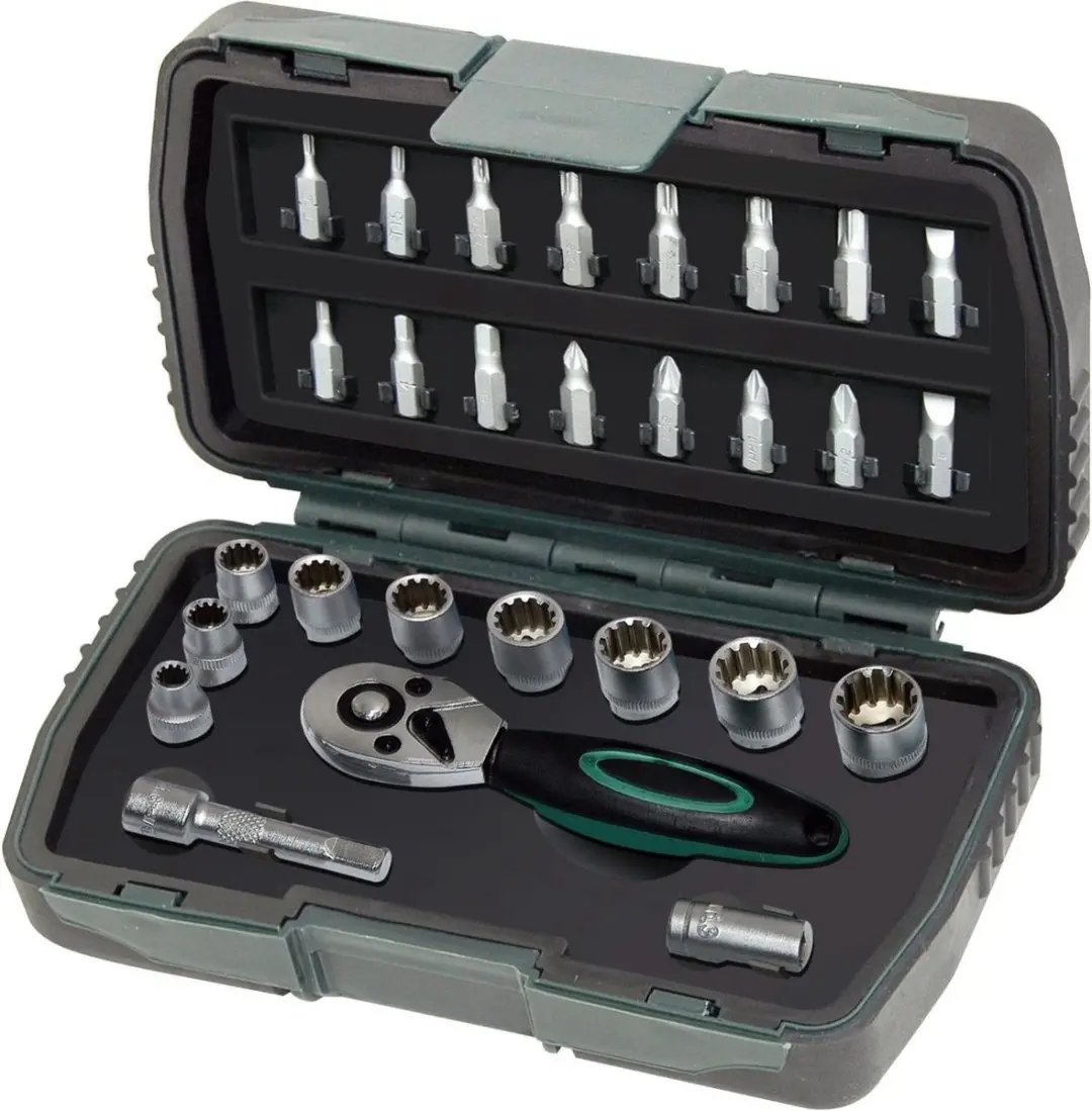 Brüder Mannesmann M29185 Dopsleutelset 28-delig