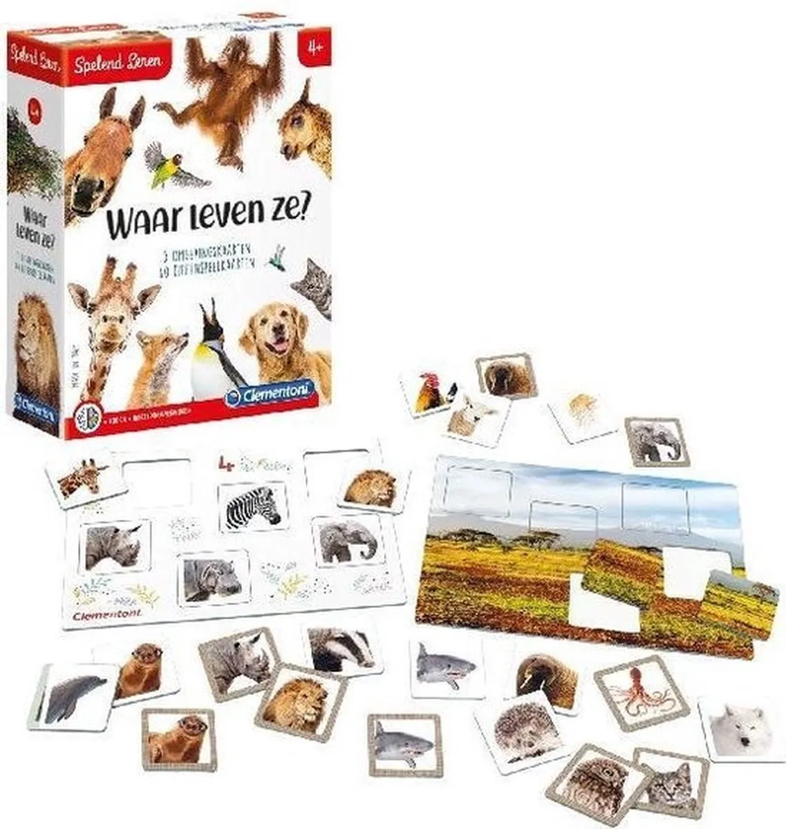 Clementoni Spelend Leren Dierenbingo 66911 - Multi - afbeelding 5 van 6