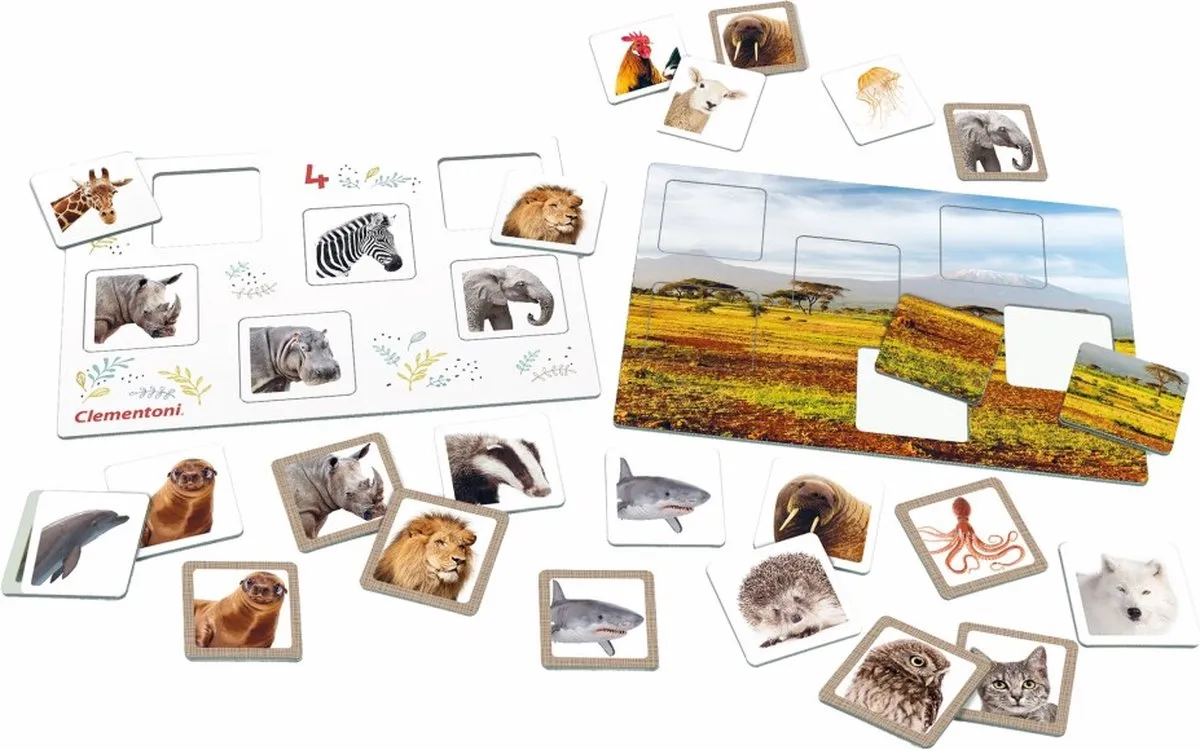 Clementoni Spelend Leren Dierenbingo 66911