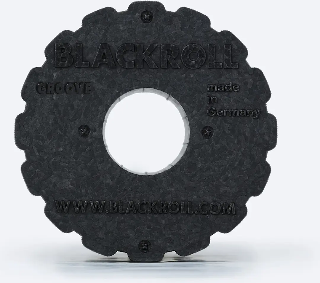 BLACKROLL Groove Standard Foamroller - Hard - Zwart