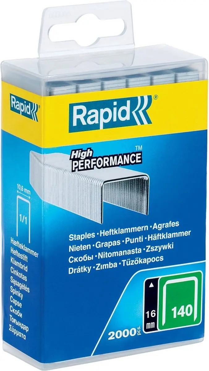 Rapid Gegalvaniseerde Vlakdraadnieten 16mm - 2000 Stuks