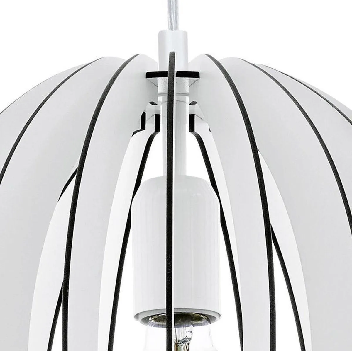 Eglo Cossano Hanglamp 1 Licht Ø300mm - Wit - afbeelding 6 van 6