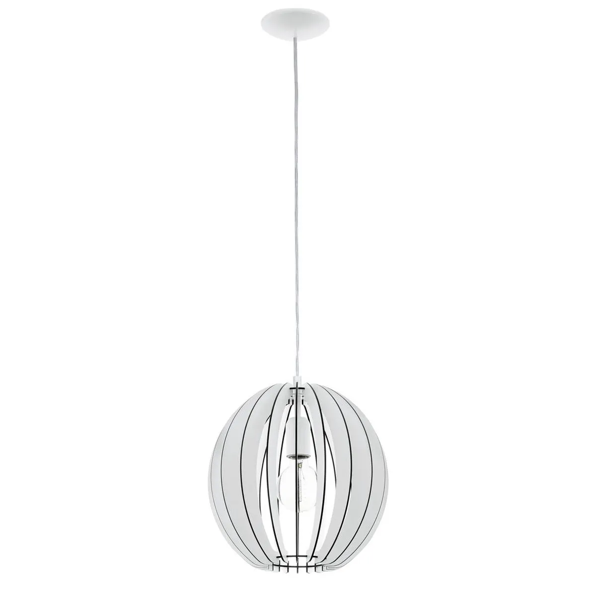 Eglo Cossano Hanglamp 1 Licht Ø300mm - Wit