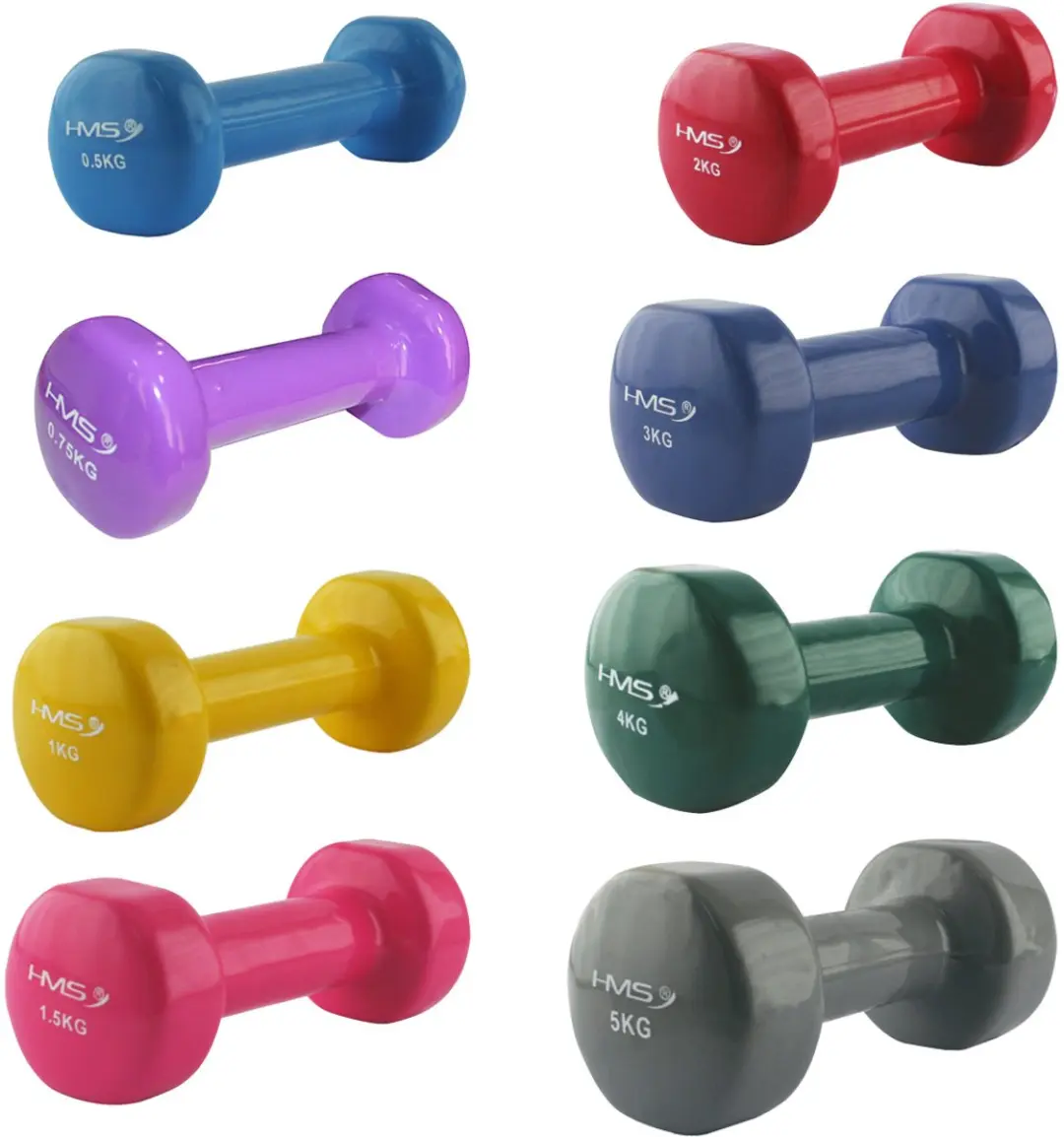 HMS Gietijzeren Dumbbell 1,5kg - Roze